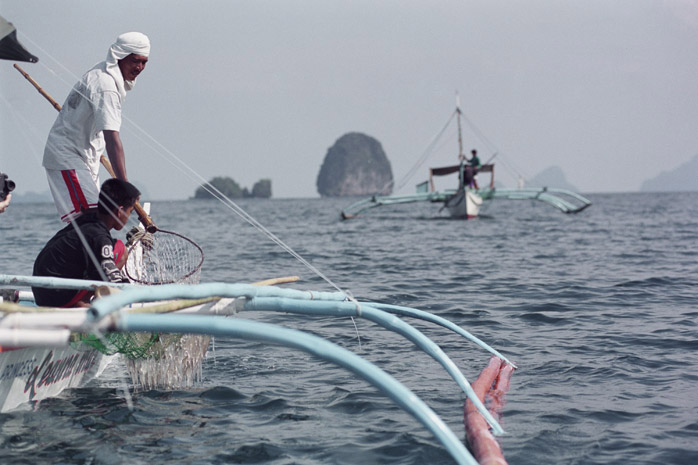 Jellyfish harvest / Palawan - Photograph by Jill Mead